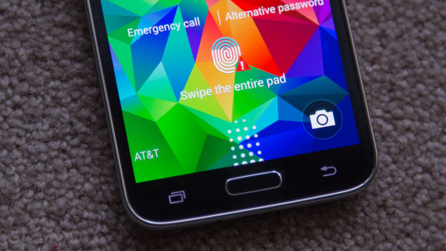 Баг в Galaxy S5 позволяет украсть отпечатки пальцев