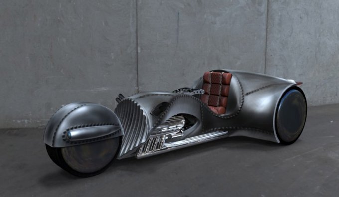Безумный мотоцикл Rivet от Уильяма Шатнера (4 фото)