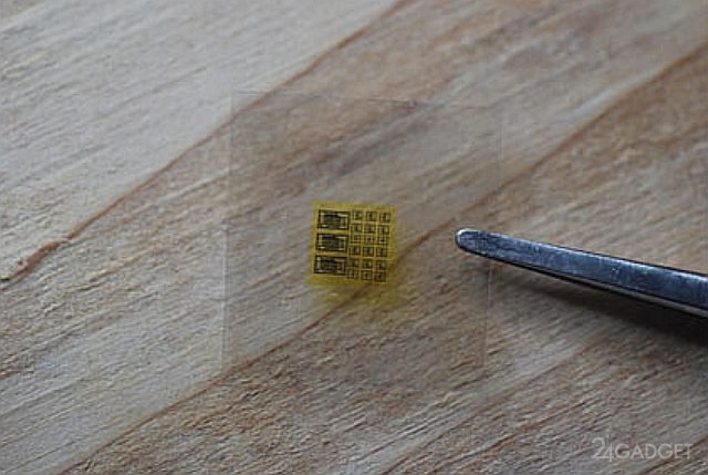 Биоразлагаемый компьютерный чип из древесины (2 фото)