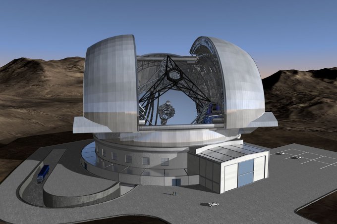 Размер самого большого телескопа в мире будет впечатляющим (8 фото)