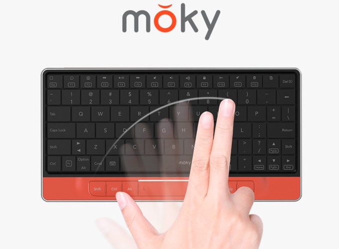 Портативная клавиатура Moky c невидимым тачпадом (4 фото + видео)