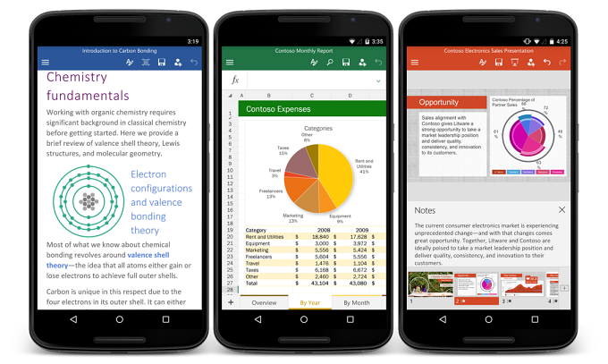 Microsoft Office стал доступен для Android-смартфонов (видео)