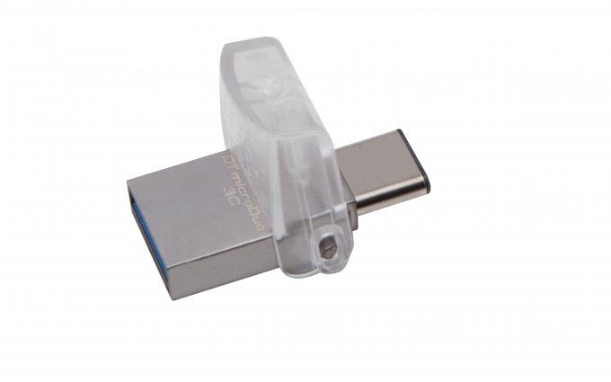 Kingston DataTraveler microDuo 3C - компактная флешка с USB Type-A и Type-C (3 фото)