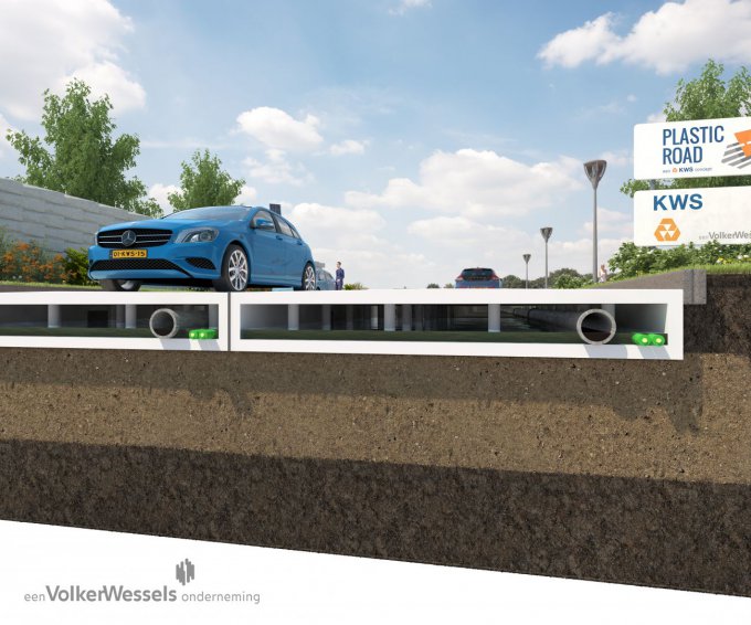 В Нидерландах может появится дорога из пластика (3 фото)