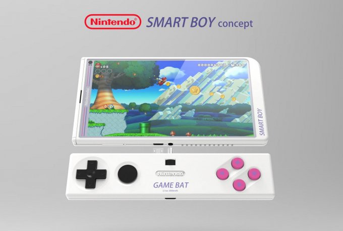 Дизайнерский концепт смартфона Nintendo Smart Boy (8 фото)