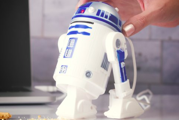 Настольный пылесос в формате дроида R2-D2 из Звёздных войн (3 фото)