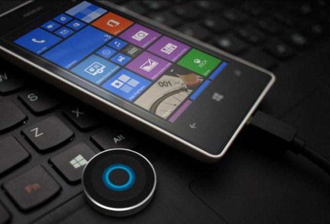 Кнопка вызова голосового помощника Cortana (4 фото)