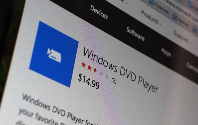 За DVD-плеер в Windows 10 придётся выложить $15