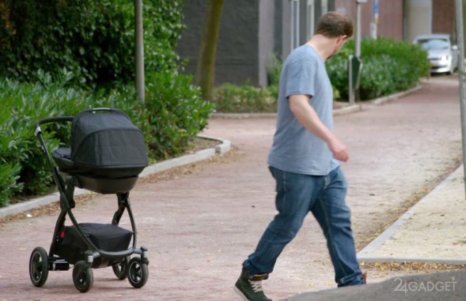 Умная детская коляска от Volkswagen (видео)