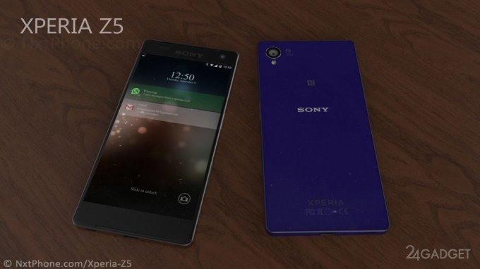 Концепт смартфона Sony Xperia Z5 (4 фото + видео)