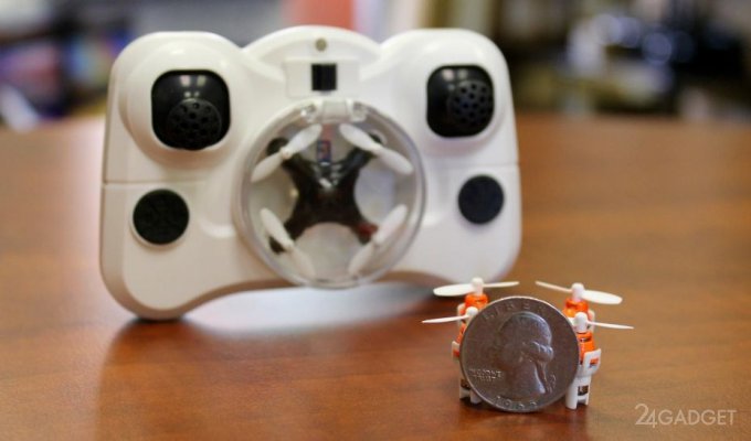 Самый маленький в мире дрон (7 фото + видео)
