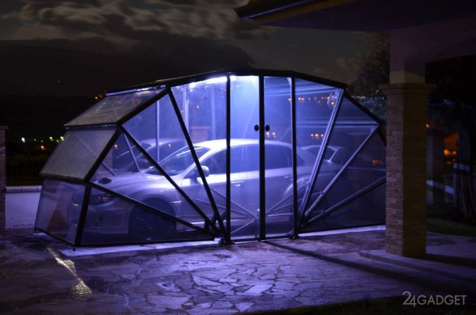Универсальный гараж со складной конструкцией (23 фото и видео)