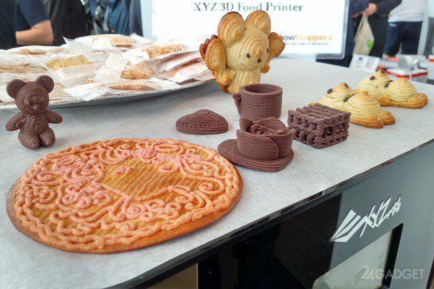 3D-принтер The Food Printer напечатает печенки и пиццу (6 фото + видео)