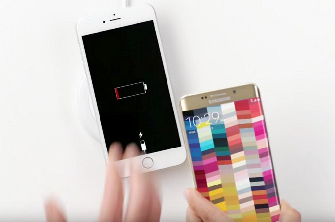 Samsung высмеивает новый iPhone 6s (видео)