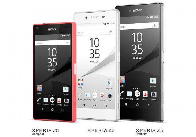 Xperia Z5, Z5 Compact и Z5 Premium - флагманская линейка смартфонов от Sony (7 фото + 3 видео)