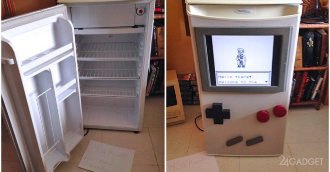 Гигантский Game Boy из холодильника (11 фото + видео)