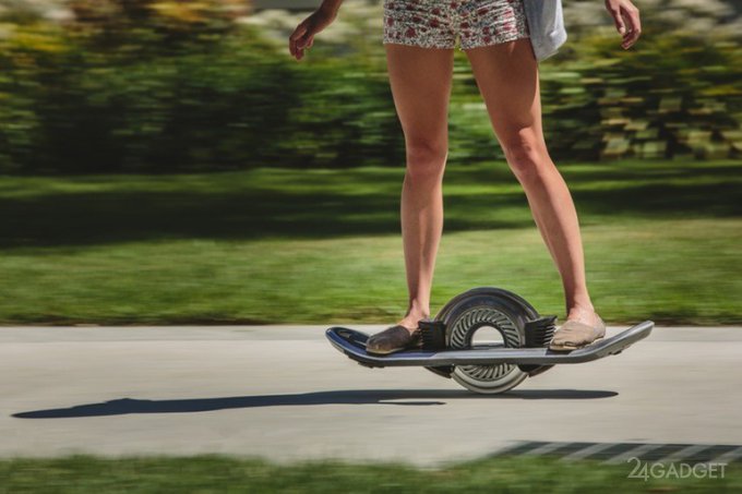 Электрический скейтборд с одним колесом (6 фото + видео)