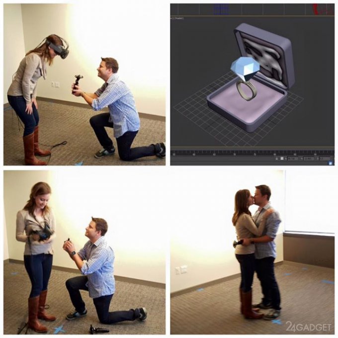 Виртуальное предложение выйти замуж оказалось реальностью (2 фото)
