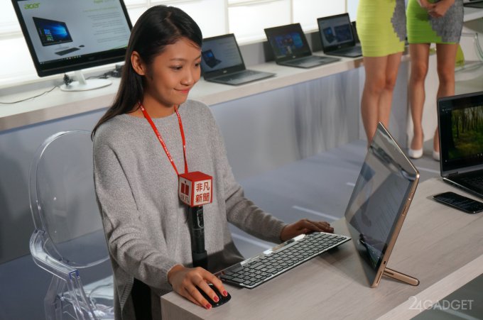 Acer Aspire Z3-700 - моноблок, превращающийся в планшет (10 фото)