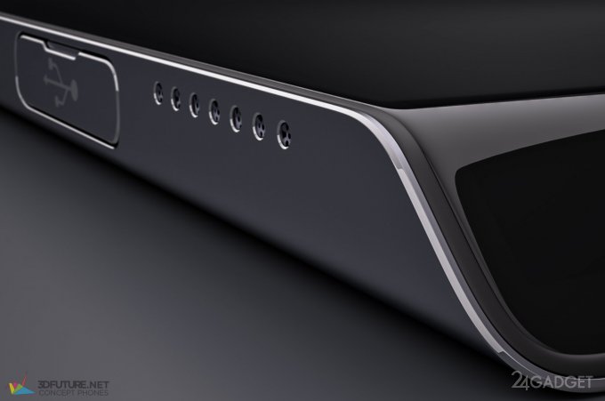 Дизайнерский концепт смартфона Samsung Galaxy S7 edge (6 фото)
