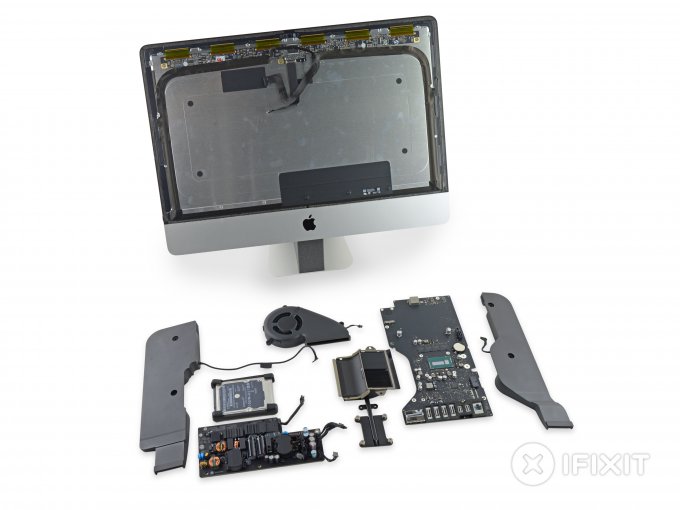 Новый 21.5-дюймовый Apple iMac оказался неремонтопригодным (12 фото)