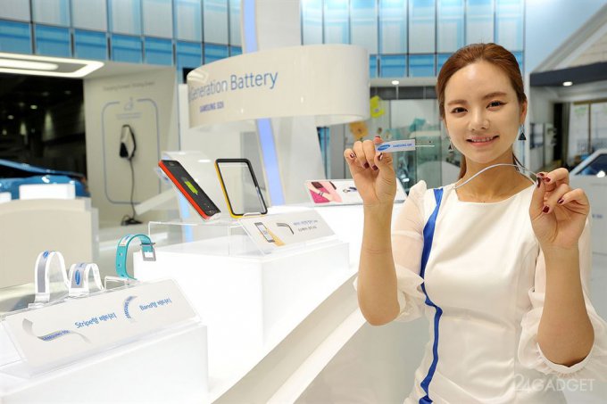Гибкие аккумуляторы от Samsung (2 фото)