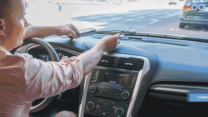 Автомобильный навигационный аксессуар для смартфона (6 фото + видео)