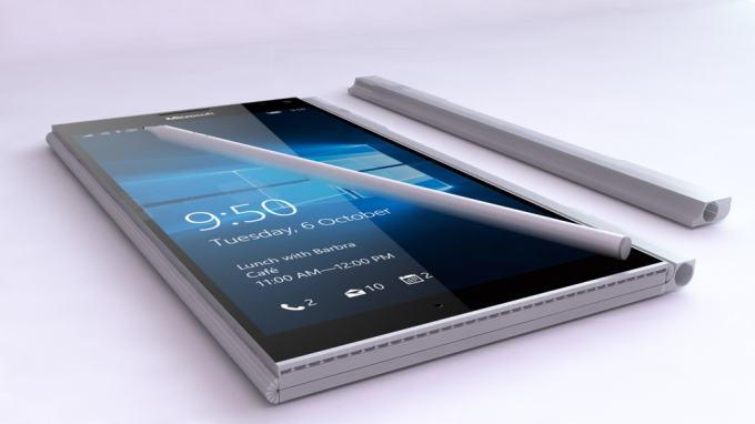 Концепт складного смартфона Surface Phone (5 фото)