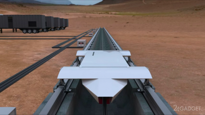 Сверхскоростную магистраль Hyperloop начнут испытывать уже через месяц (видео)
