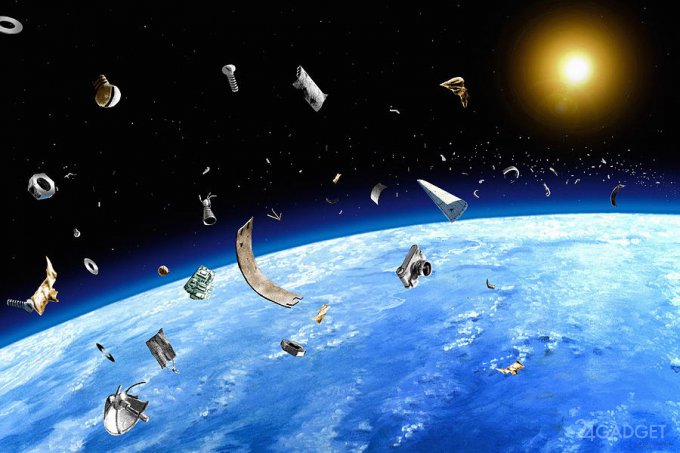 Космический мусор обволакивает Землю (видео)