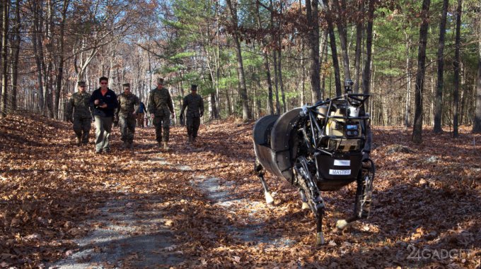 Американские военные забраковали роботов BigDog (7 фото + видео)