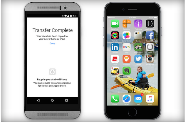Apple поможет пользователям перейти с iOS на Android