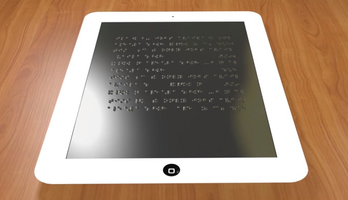 A tablet for the blind will be able to display the context of graphic images (video)