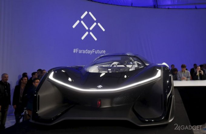 Электрический суперкар от Faraday Future (17 фото + 2 видео)