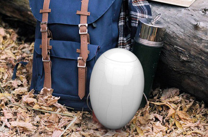 A folding drone in the form of an egg can shoot 4K video (5 photos + video)