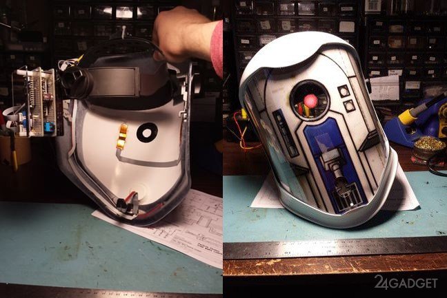 Шлем-переводчик позволяет общаться на языке робота R2-D2 (4 фото + 2 видео)
