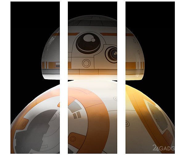 Сенсорный светильник-дроид BB-8 (4 фото)