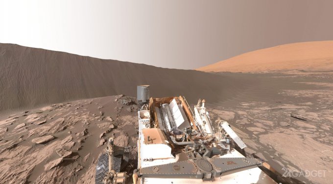 Интерактивная 360-градусная панорама поверхности Марса