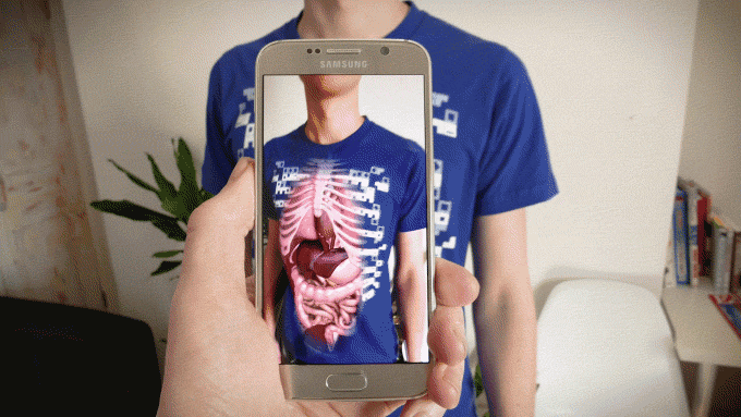 Футболка для интерактивного изучения анатомии человека (7 фото + видео)