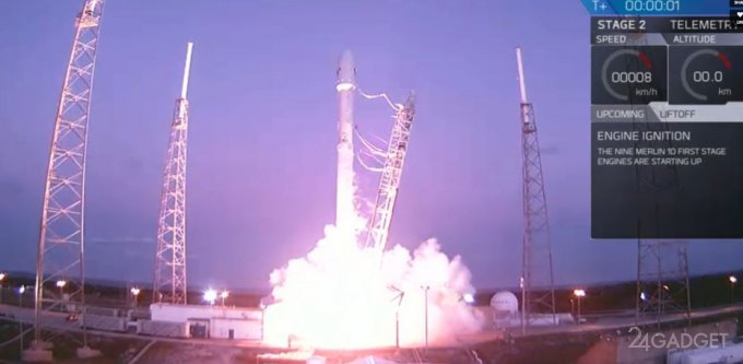 Falcon 9 — удачный взлёт и провальное приземление (4 фото и видео)