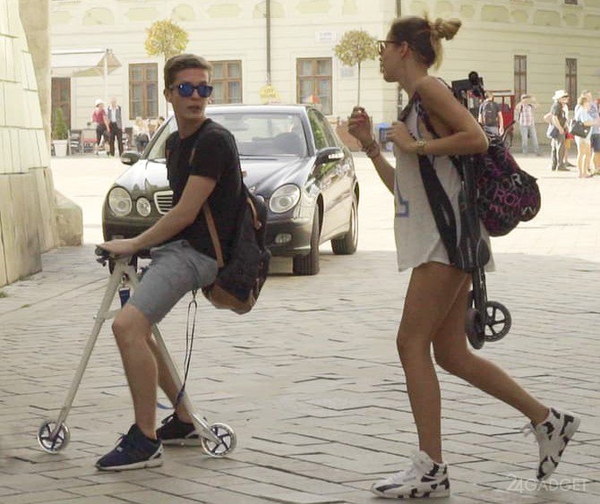 Велосамокат для городских улиц (8 фото + видео)