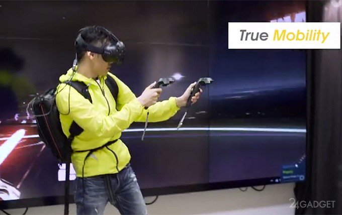 Рюкзак для мобильной виртуальной реальности (3 фото + видео)