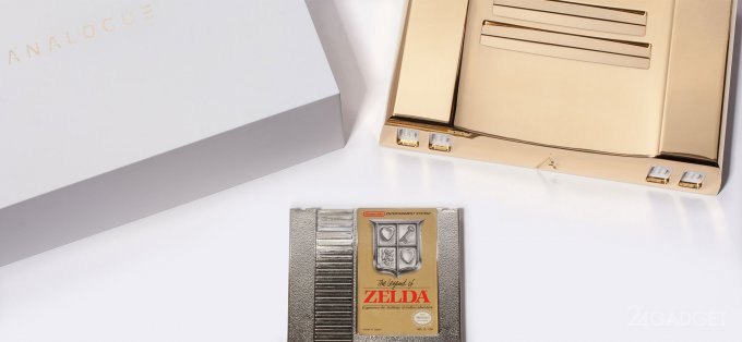 Эксклюзивная приставка NES из золота (3 фото)