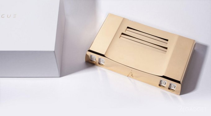 Эксклюзивная приставка NES из золота (3 фото)
