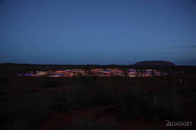 Невероятная световая инсталляция из 50 000 светодиодов (14 фото + видео)