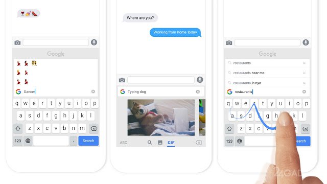 Google представила для iOS-устройств клавиатуру со встроенным поисковиком (3 фото + видео)