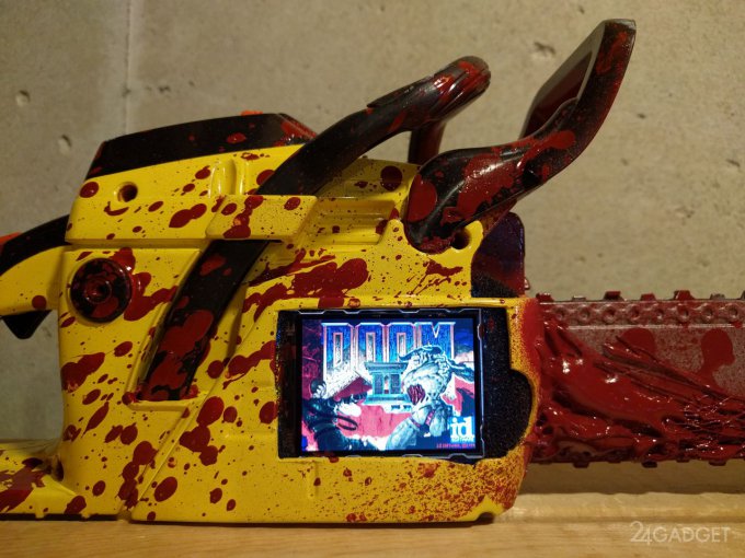 Doom II запустили на бензопиле (3 фото + видео)