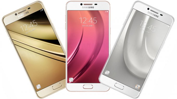 Samsung выпустил металлические смартфоны Galaxy C5 и C7 (9 фото)