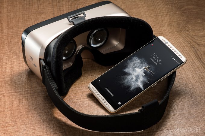 ZTE released a musical flagship and VR harnation for it (16 photos)