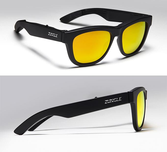 Солнцезащитные очки со встроенными наушниками (14 фото + видео)